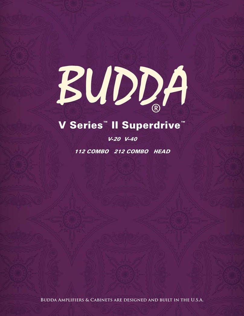 Budda II Superdrive V Series User manual