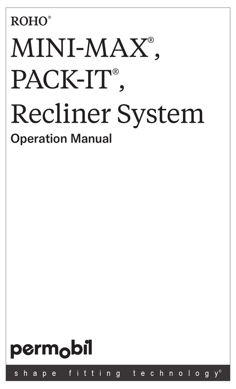 Permobil ROHO MINI-MAX Operation manual Permobil ROHO MINI-MAX Operation manual