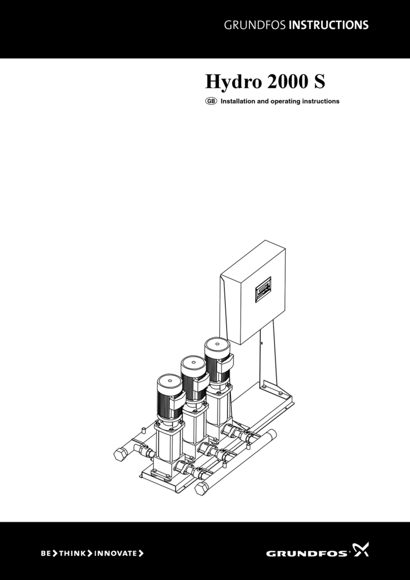 Grundfos Hydro 2000 S User manual