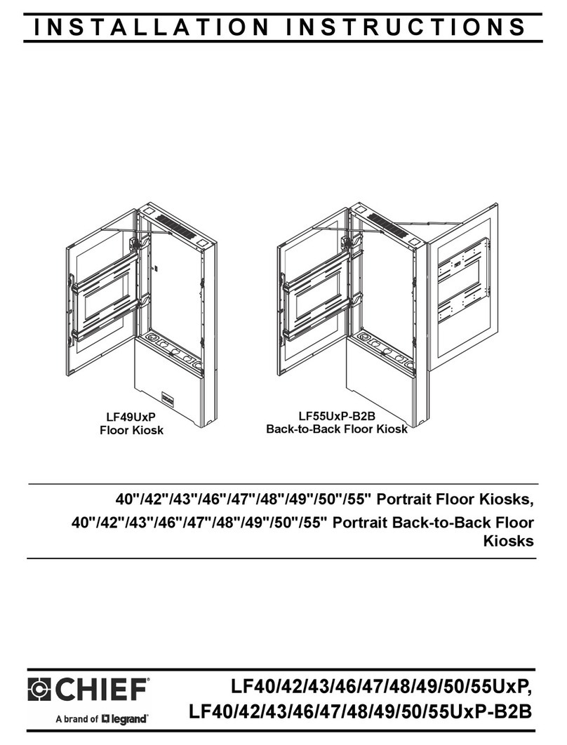 LEGRAND CHIEF LF40UxP User manual