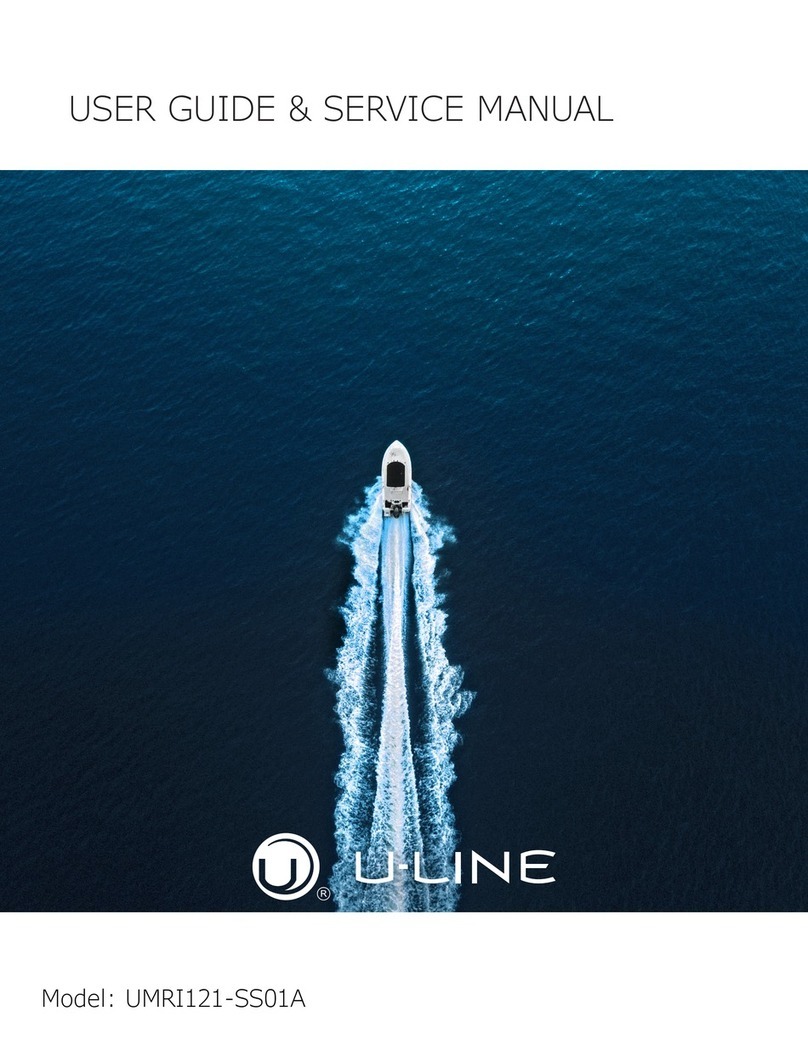 U-Line UMRI121-SS01A Installation manual