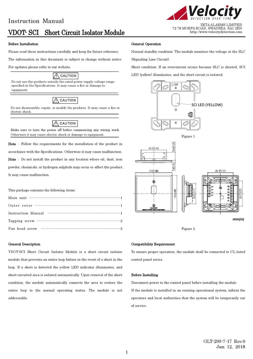 Velocity VDOT- SCI instruction manual
