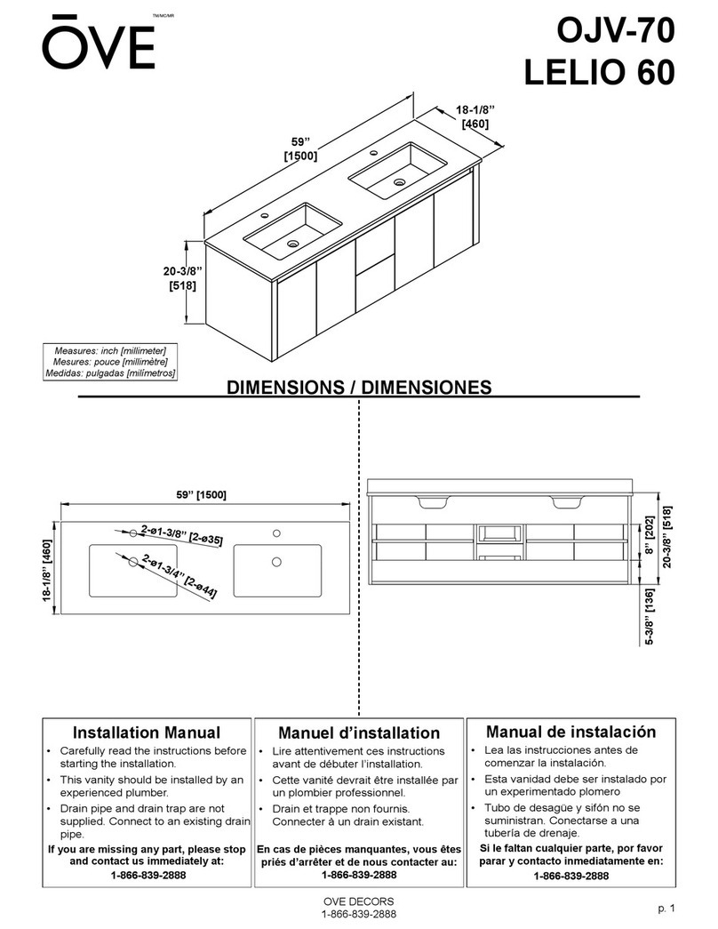 OVE OJV-70 installation manual