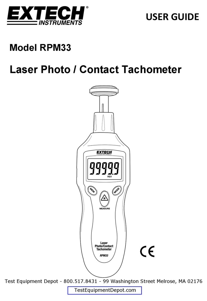 Extech Instruments RPM33-NIST User manual
