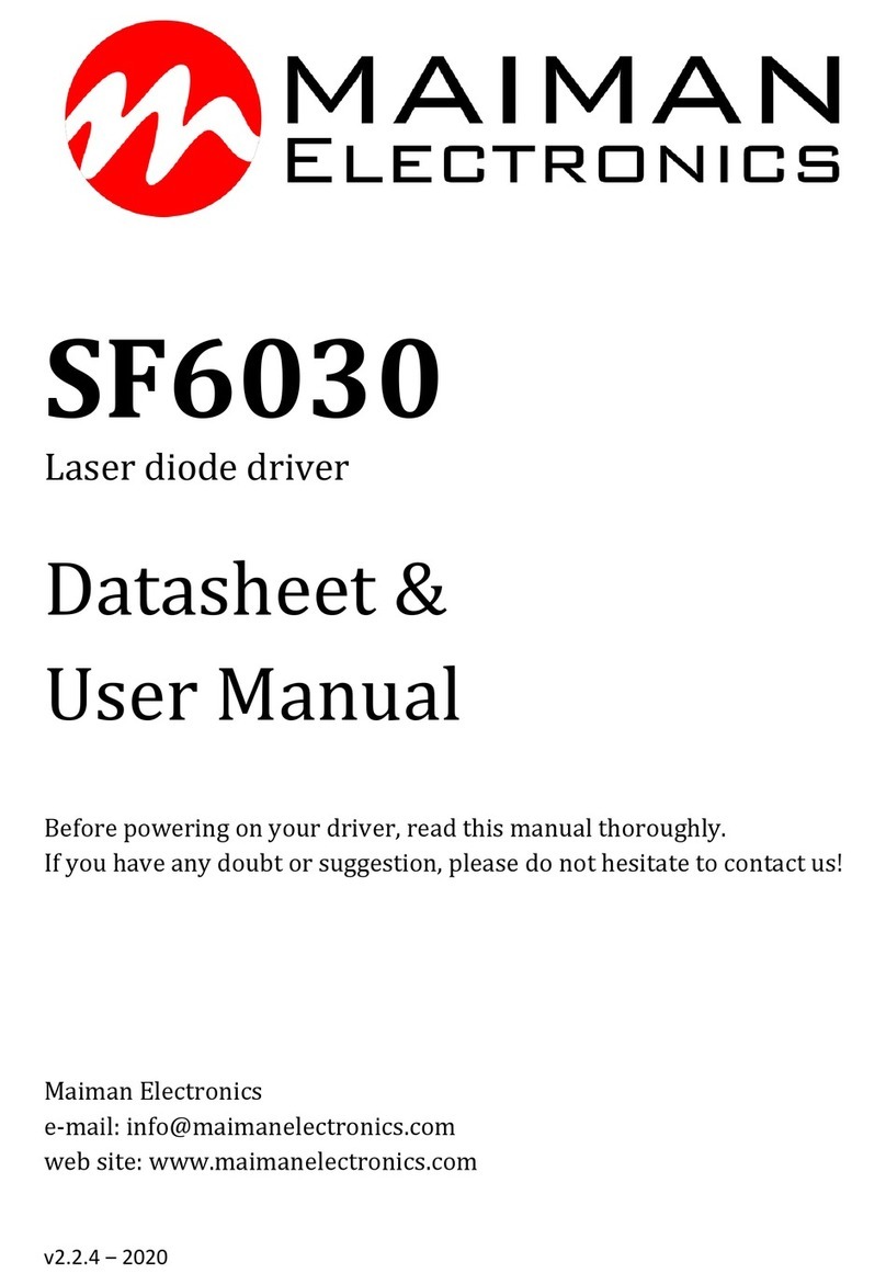 MAIMAN ELECTRONICS SF6030 User manual