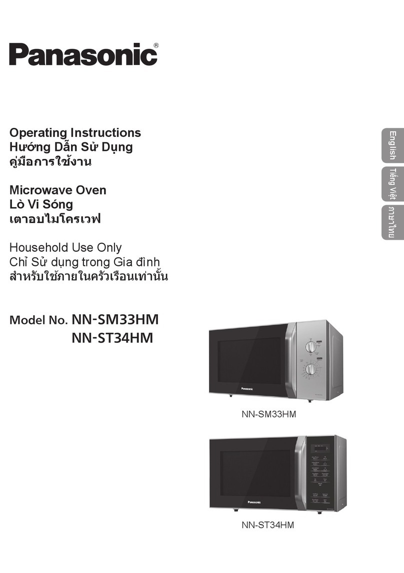 Panasonic NN-SM33HM operating instructions