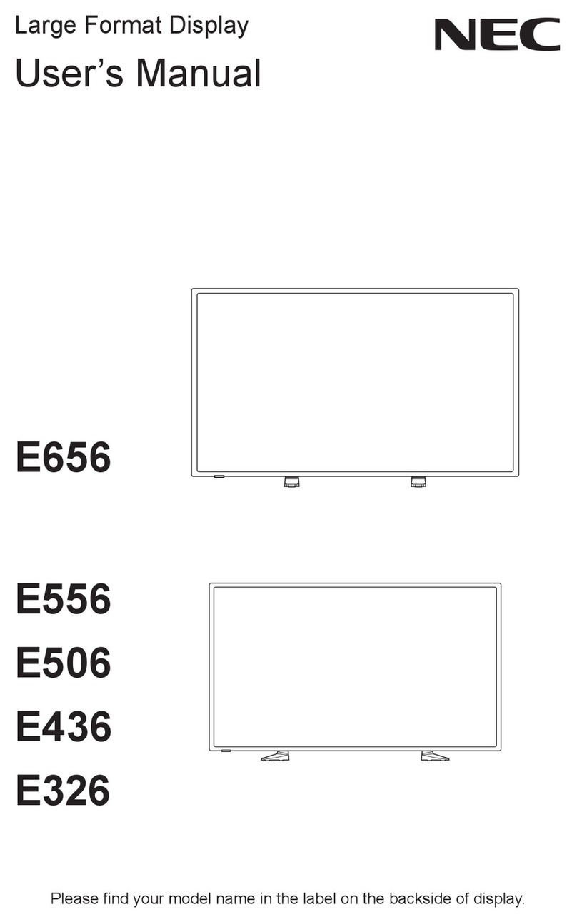 NEC E556 User manual