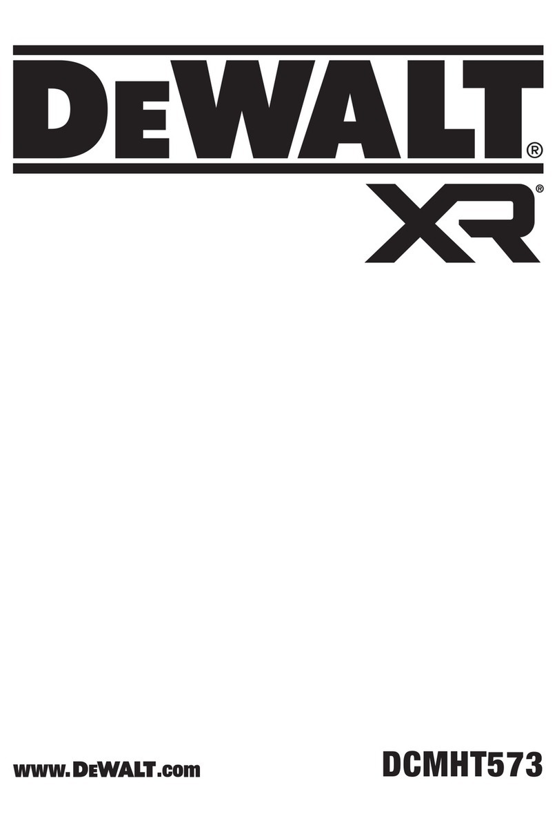 DeWalt XR DCMHT573 Original instructions