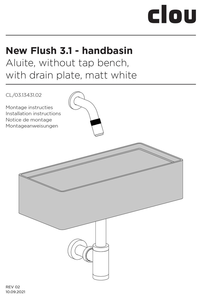 Clou New Flush 3.1 CL/03.13431.02 User manual