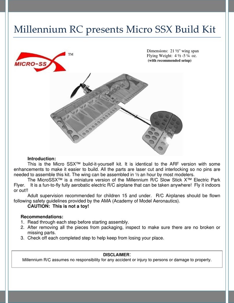 Millennium R/C Micro-SS Micro SSX instructions Millennium R/C Micro-SS Micro SSX instructions