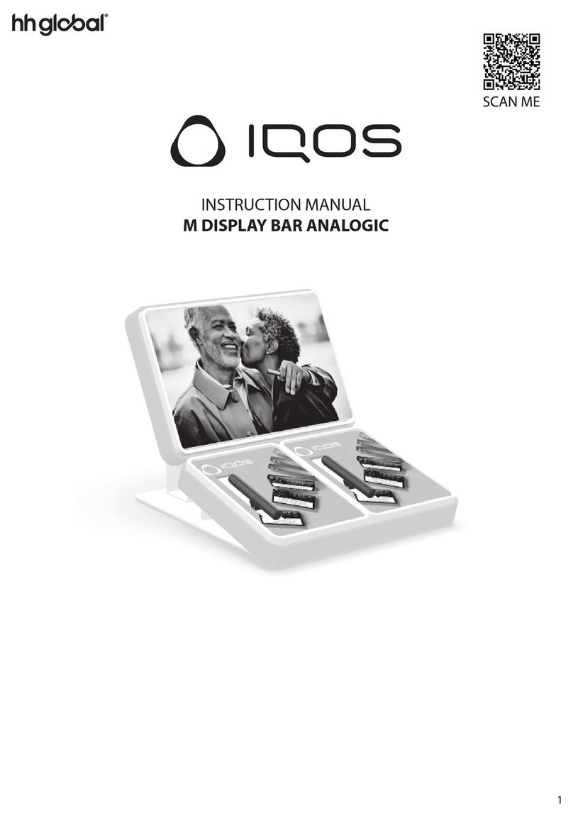 hh global iQOS M DISPLAY BAR ANALOGIC instruction manual