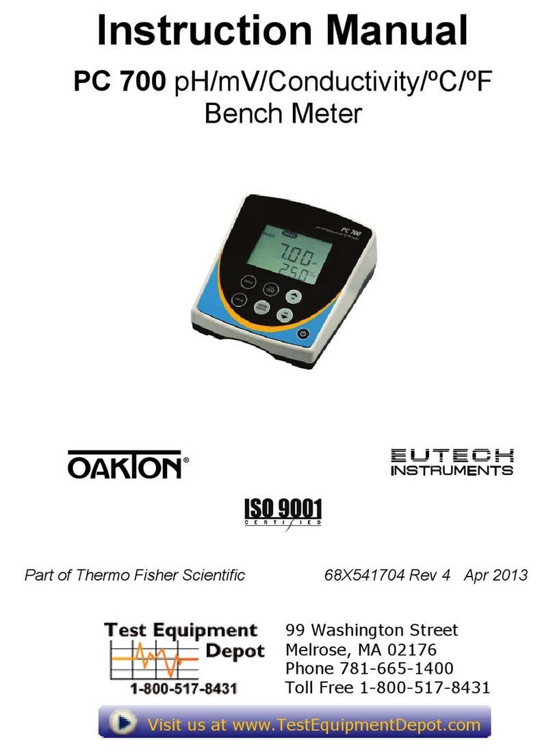 EUTECH INSTRUMENTS OAKTON WD-35413-21 User manual