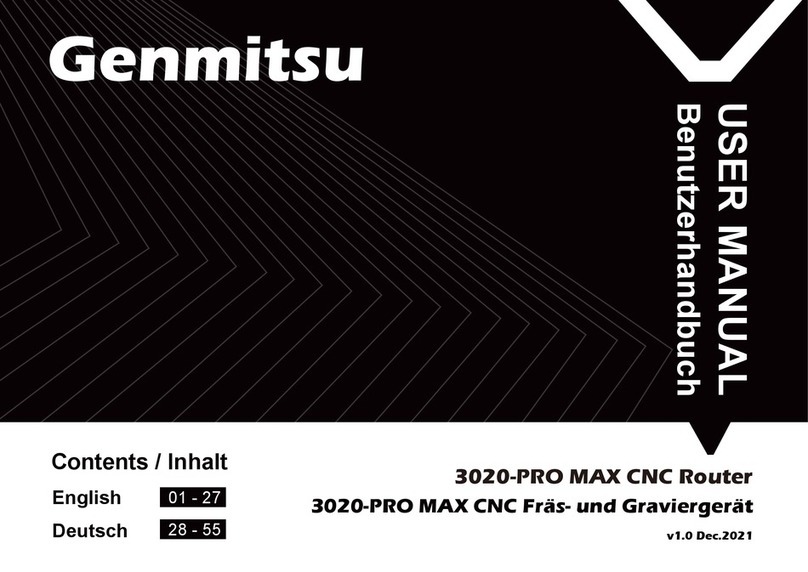 Genmitsu 3020-PRO MAX CNC user manual