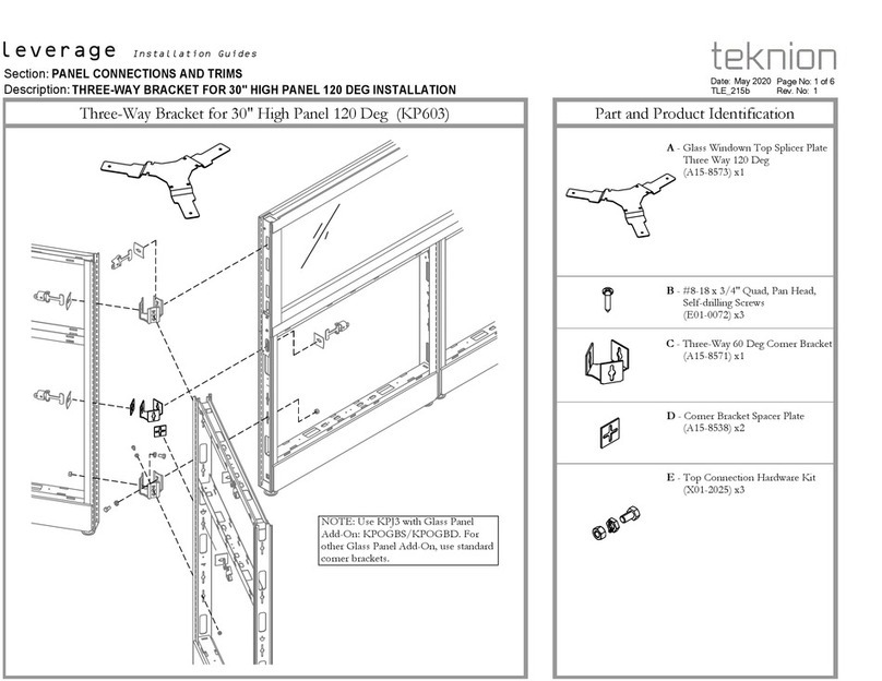 Teknion Leverage User manual