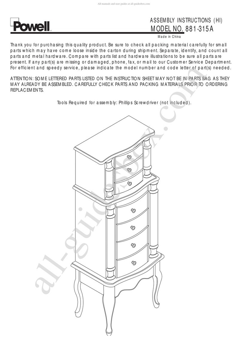 Powell 881-315A User manual