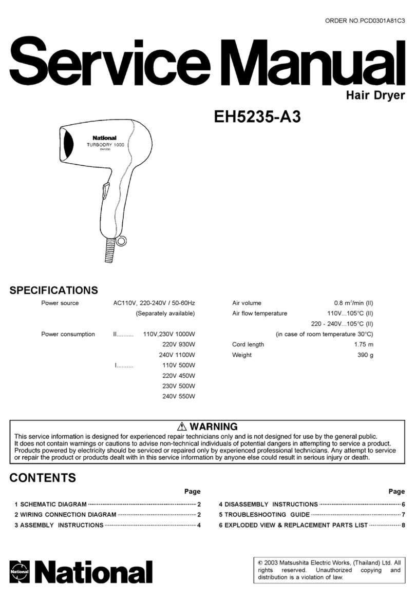 National EH5235-A3 Service manual