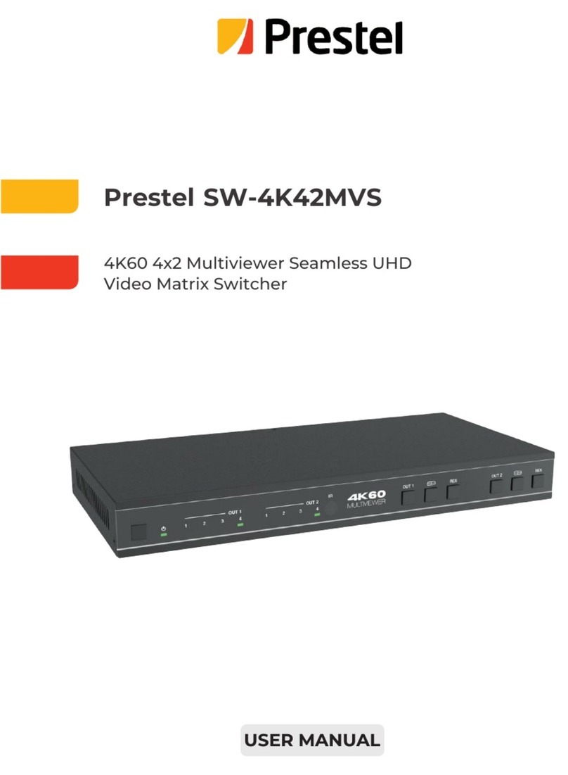 Prestel SW-4K42MVS User manual