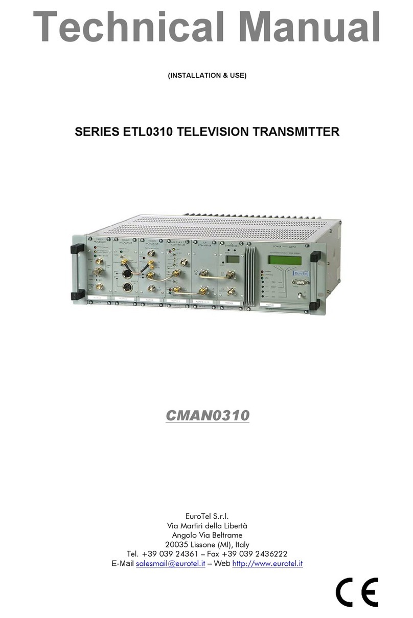 EuroTel ETL0310 Series Technical manual EuroTel ETL0310 Series Technical manual