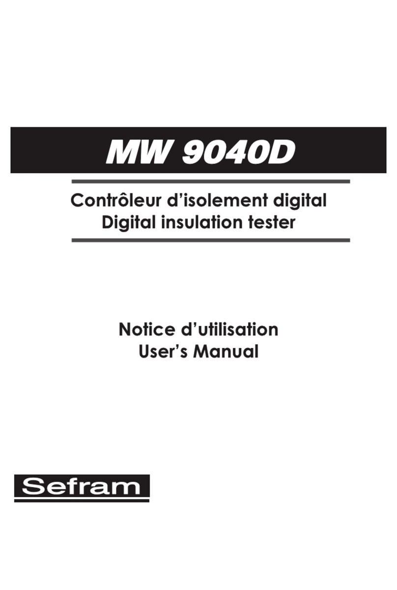 SEFRAM MW 9040D user manual