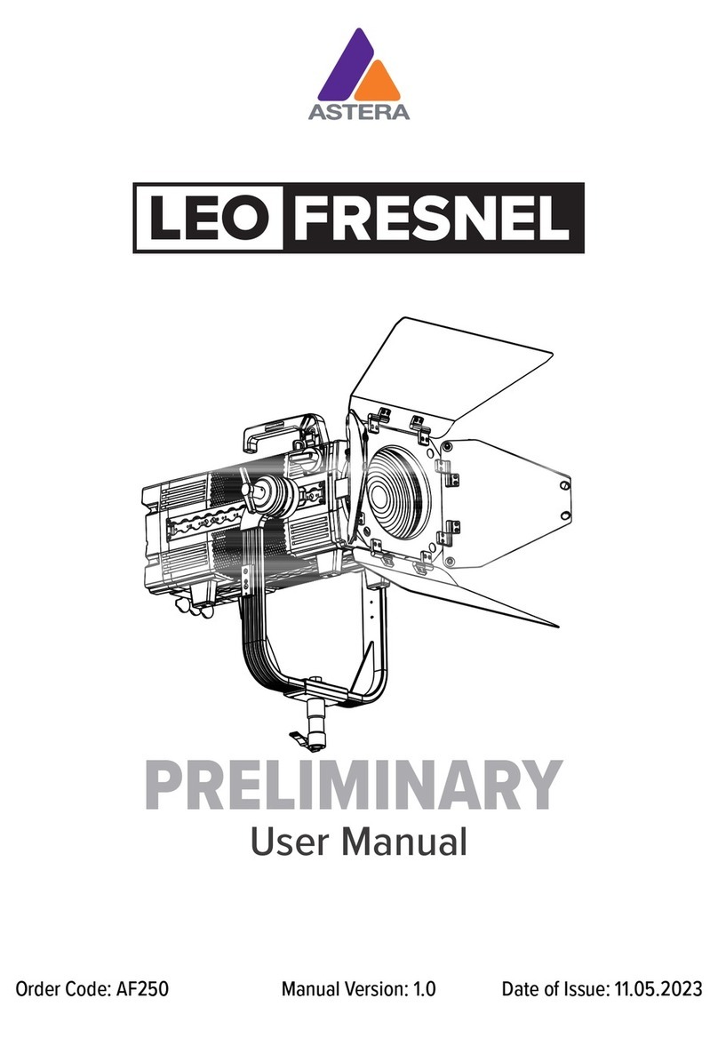 Astera LEO FRESNEL User manual