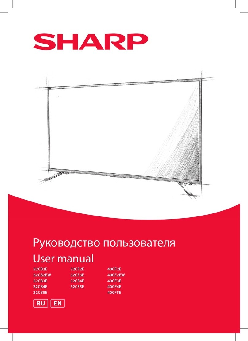 Sharp 32CB2E User manual