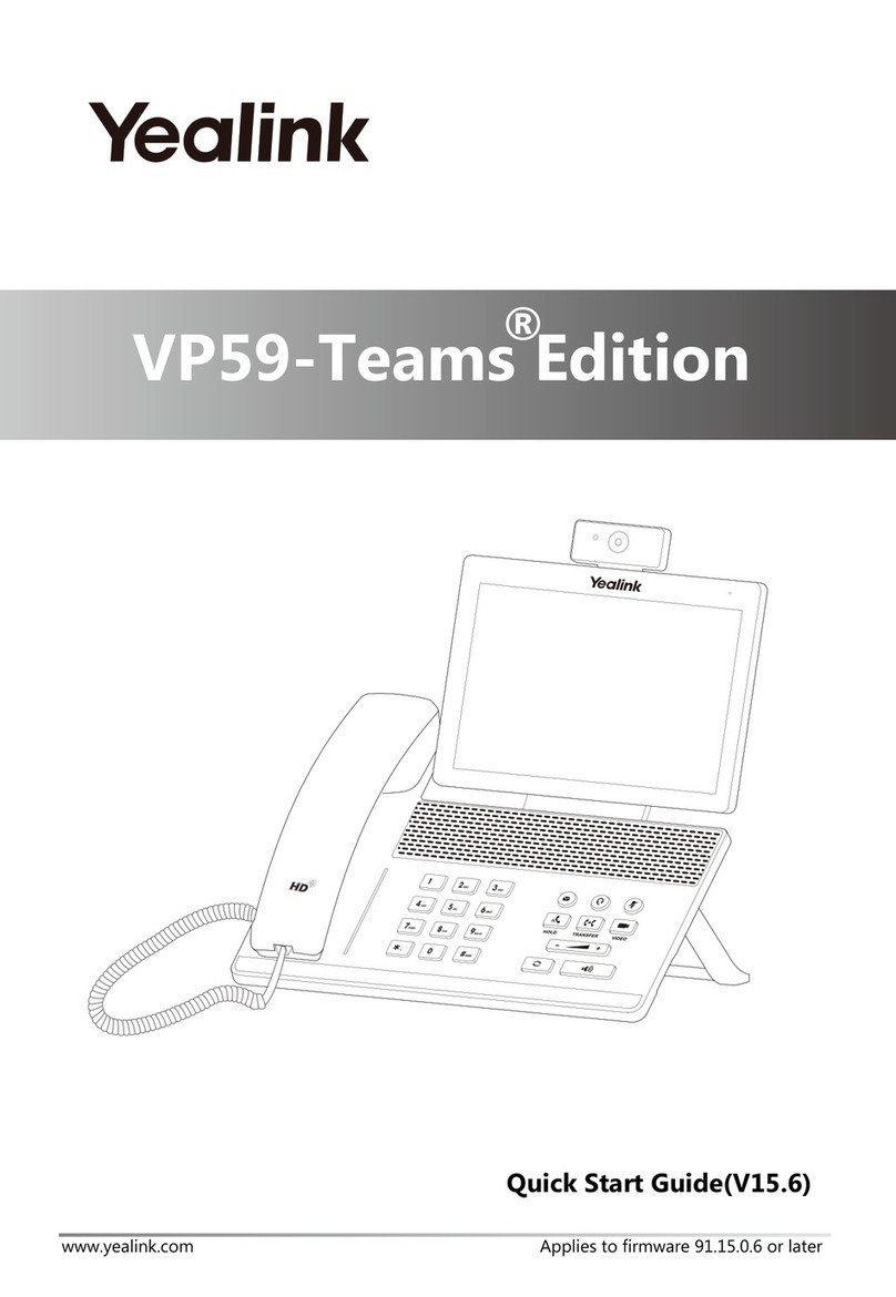 Yealink VP59-Teams Edition quick start guide