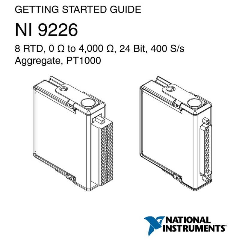 National Instruments NI 9226 User manual