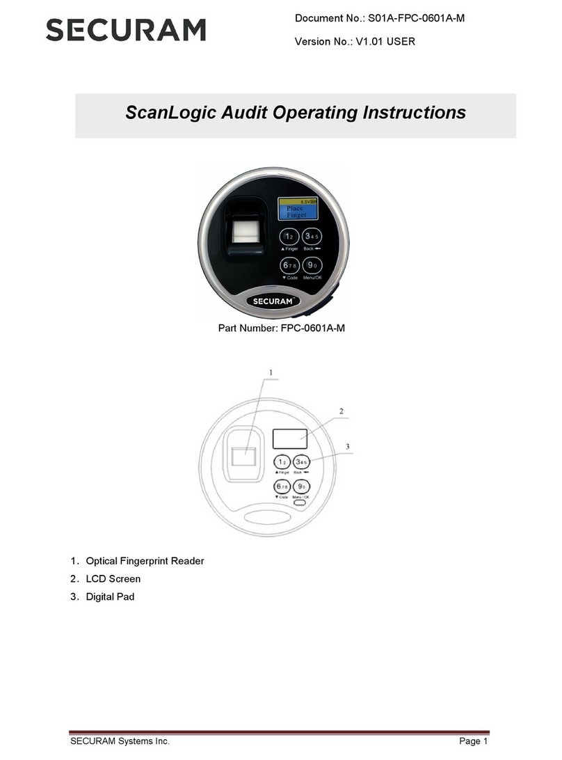 Securam ScanLogic Audit User manual