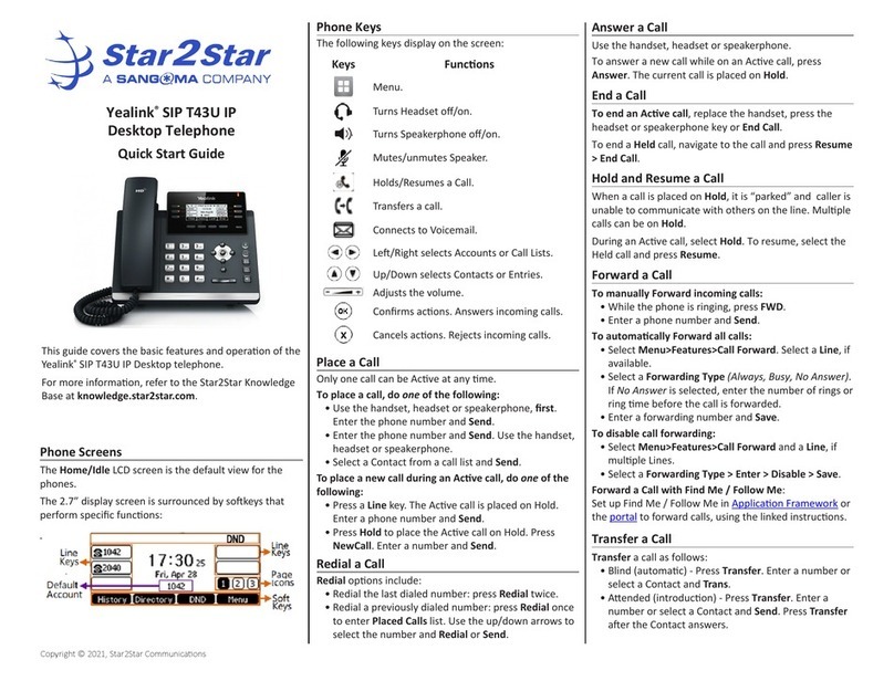 Yealink SIP-T43U User manual