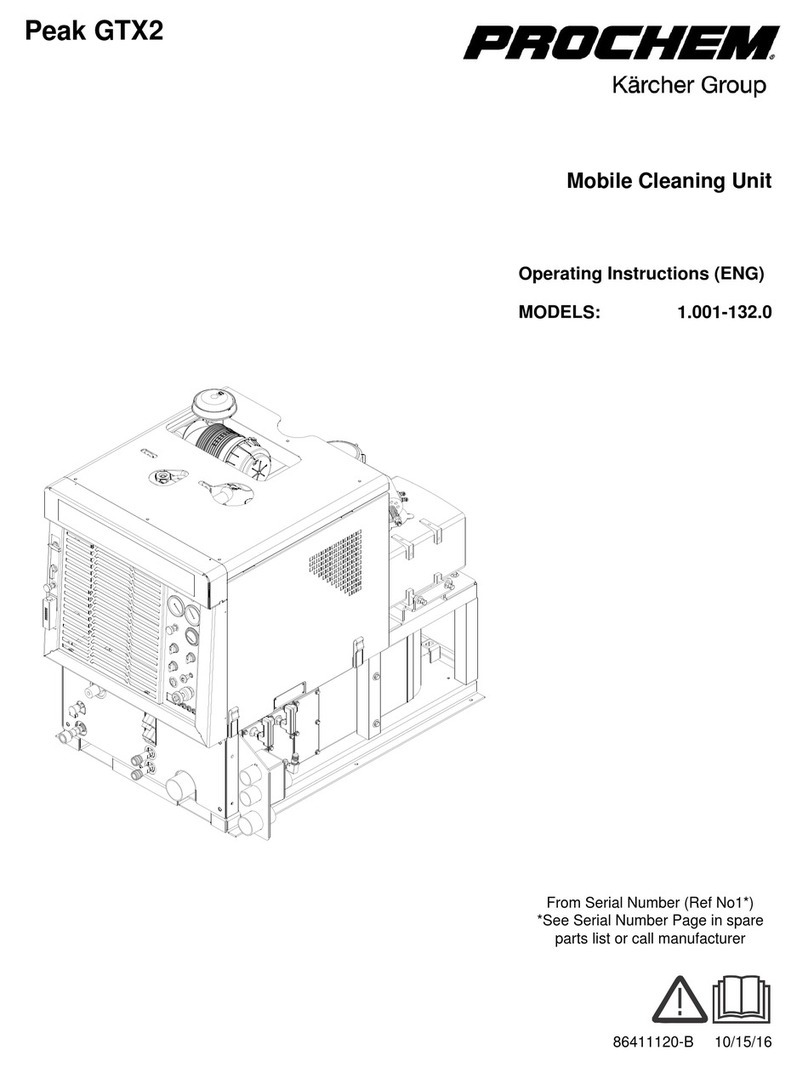 Kärcher PROCHEM Peak GTX2 User manual