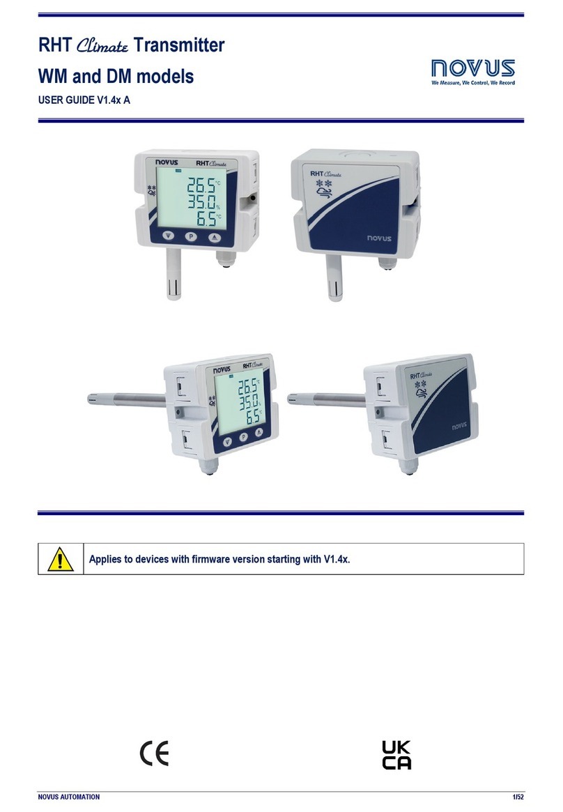 Novus RHT Climate WM User manual