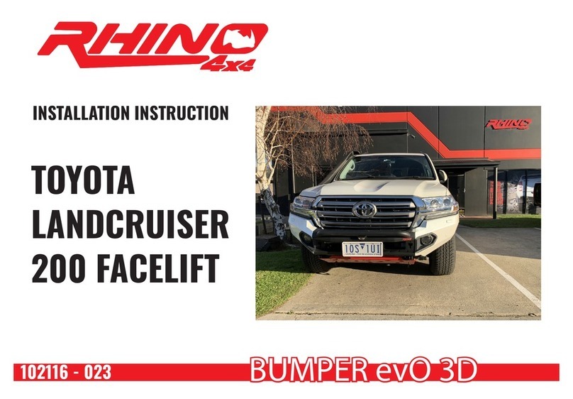 RHINO 4x4 EVO 3D installation instructions