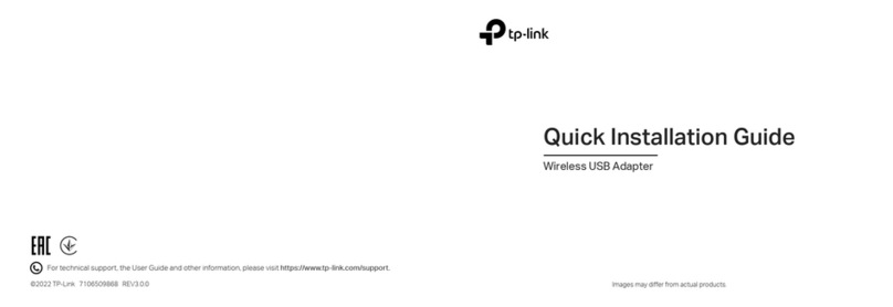 TP-Link Archer T2U V3 Quick installation guide