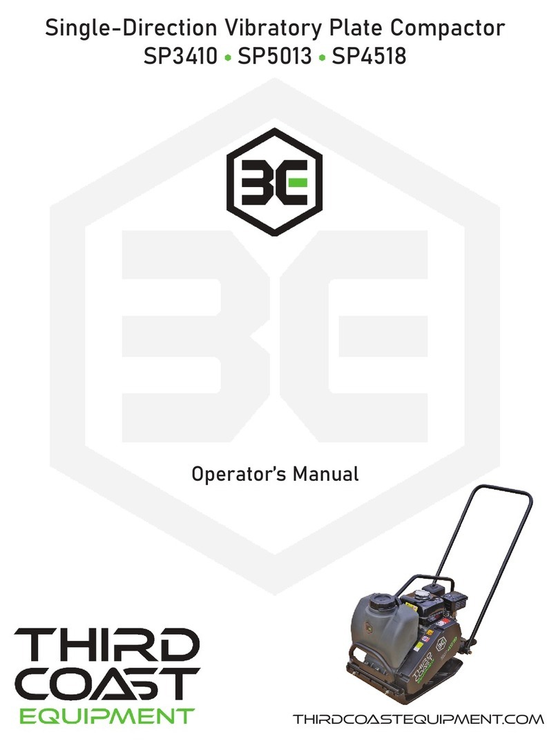third coast equipment SP3410 Operator's manual