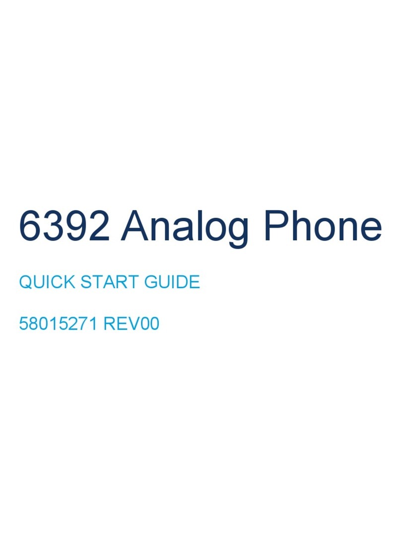 Mitel 6392 User manual