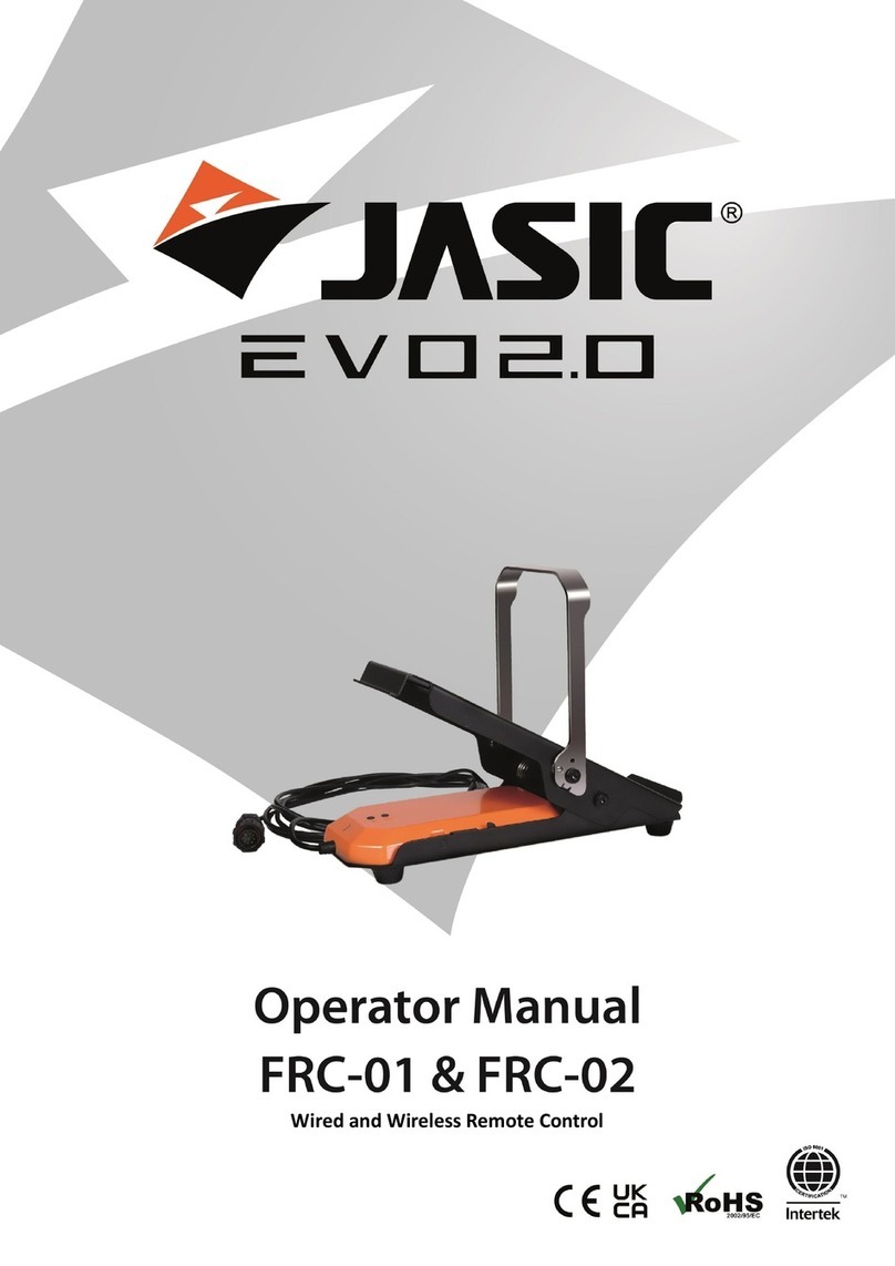 Jasic EVO 2.0 Operator's manual
