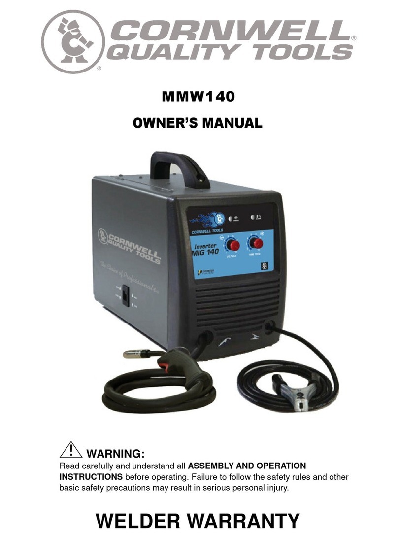 Cornwell Tools MMW140 owner's manual