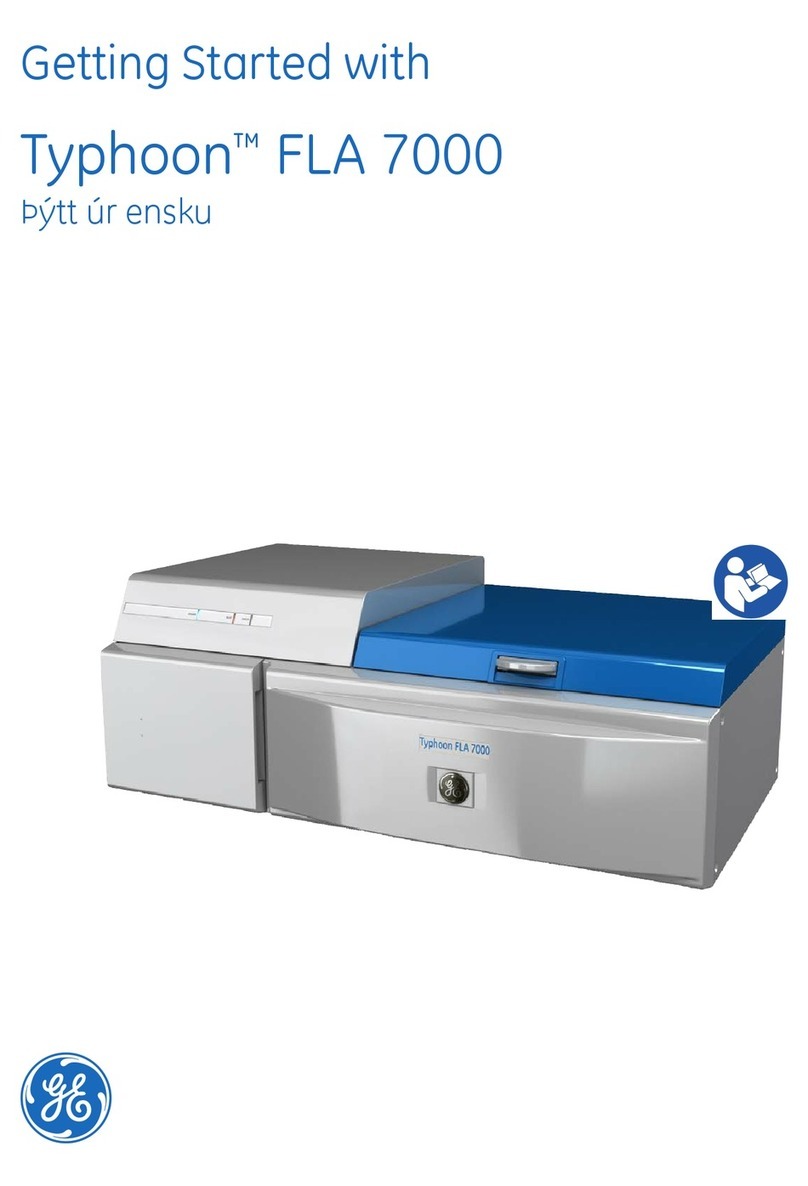 GE TYPHOON FLA 7000 User manual