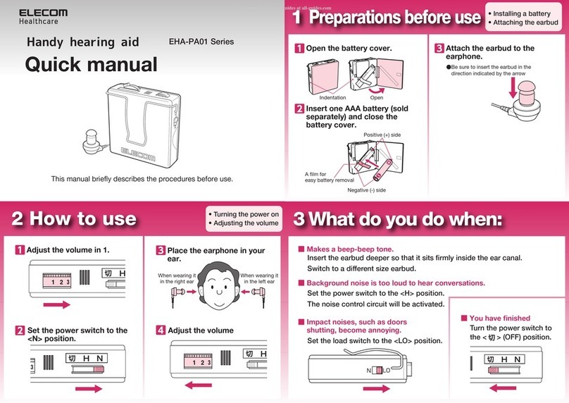Elecom EHA-PA01 Series Installation guide