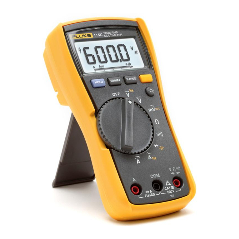 Fluke 115C User manual