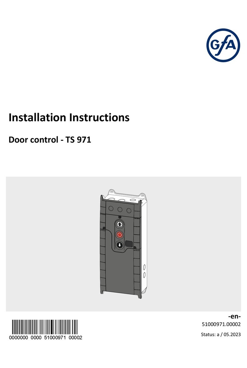 GFA TS 971 installation instructions