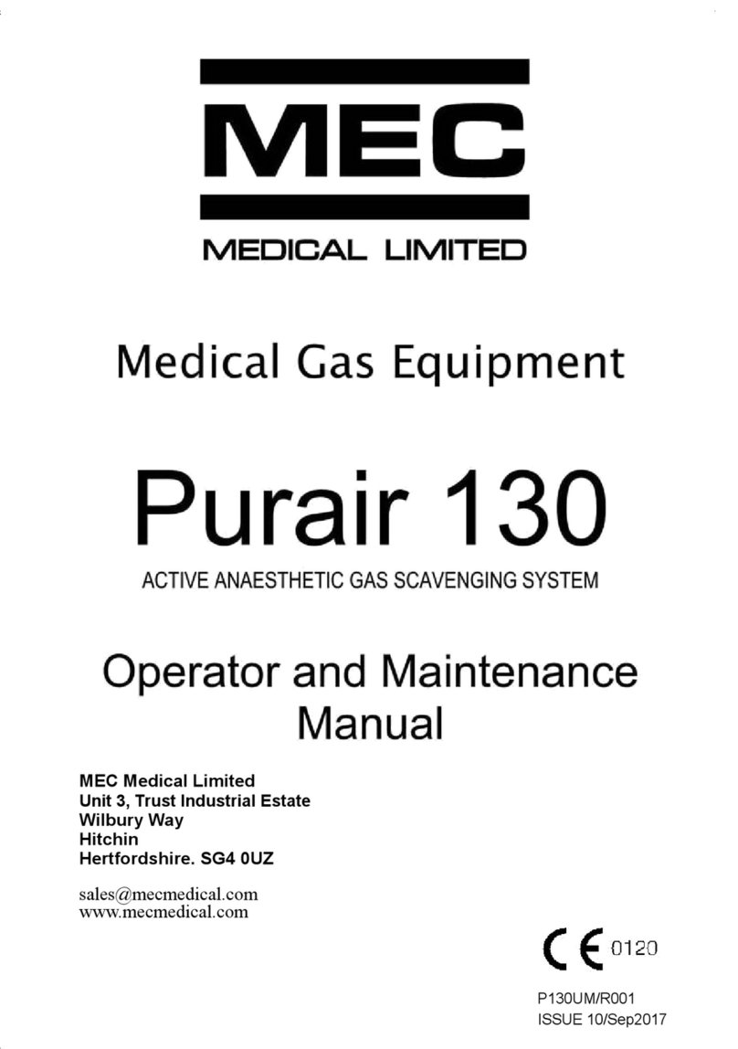 Mec Purair 130 Operator and  maintenance manual