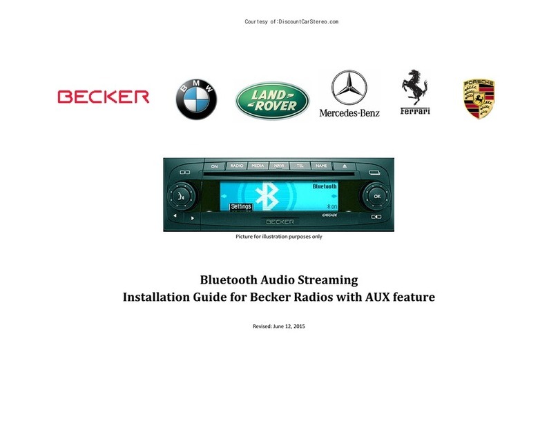 Becker BLU-BKR2 installation guide
