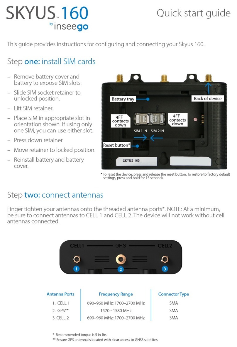 Inseego SKYUS 160 Series quick start guide