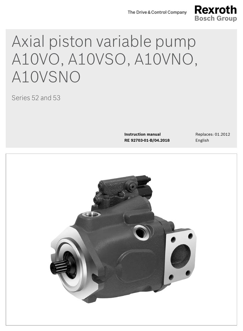 Bosch A10VO User manual