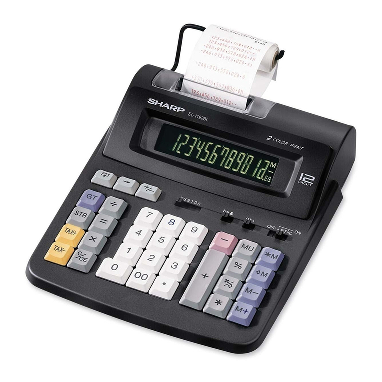 Sharp EL1192BL - Desktop 2 Color Printing... User manual