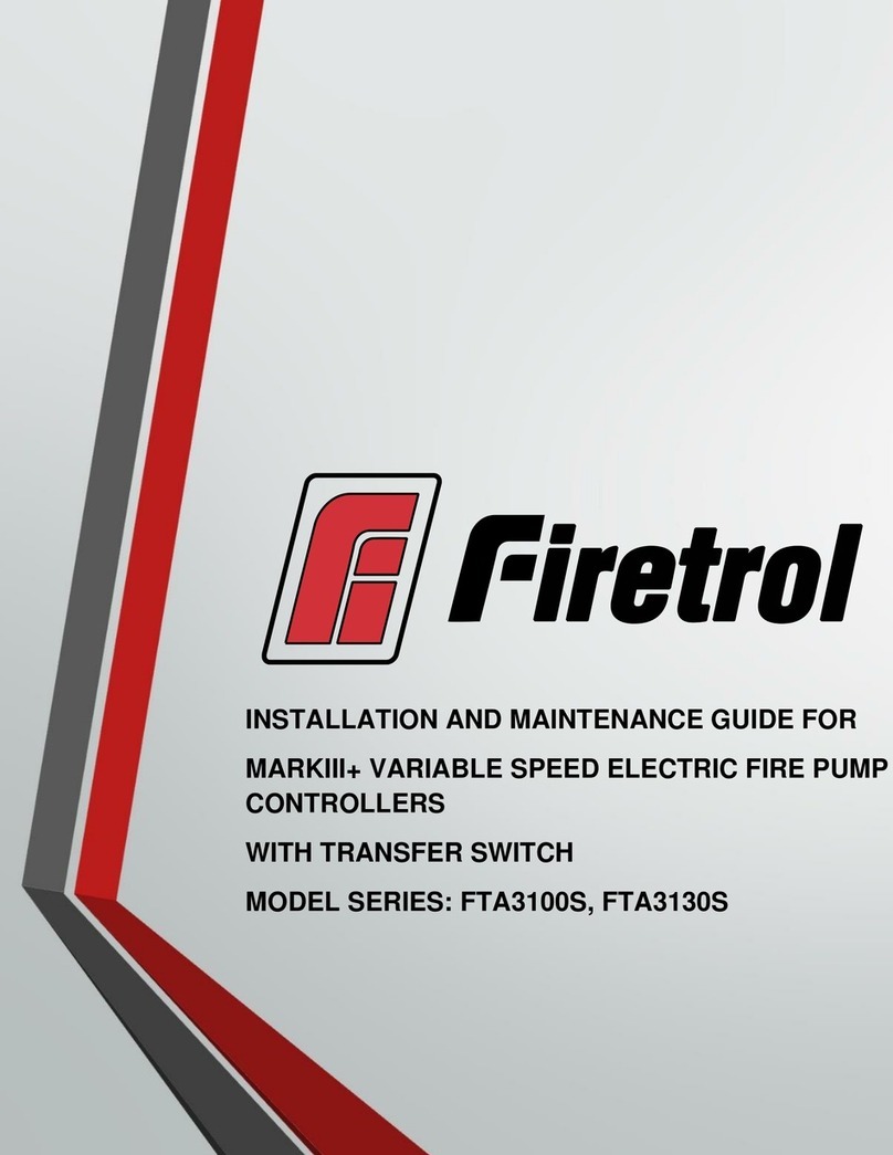 Firetrol FTA3100S Installation and maintenance guide