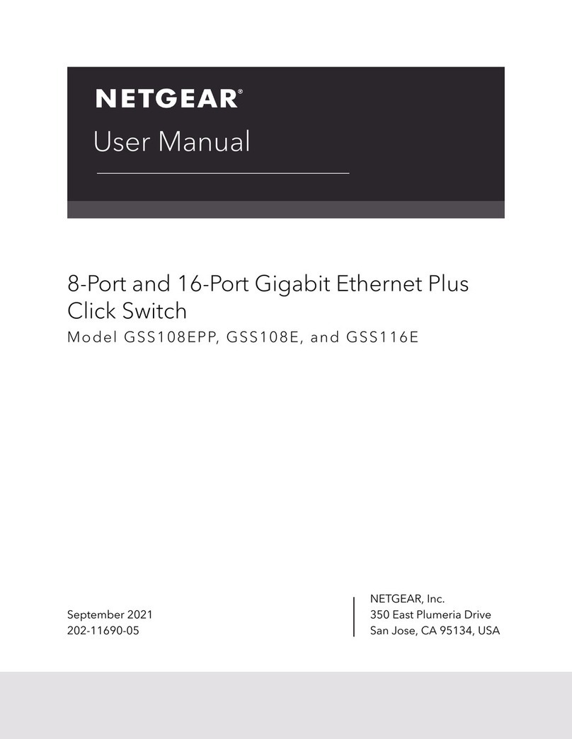NETGEAR GSS116E User manual