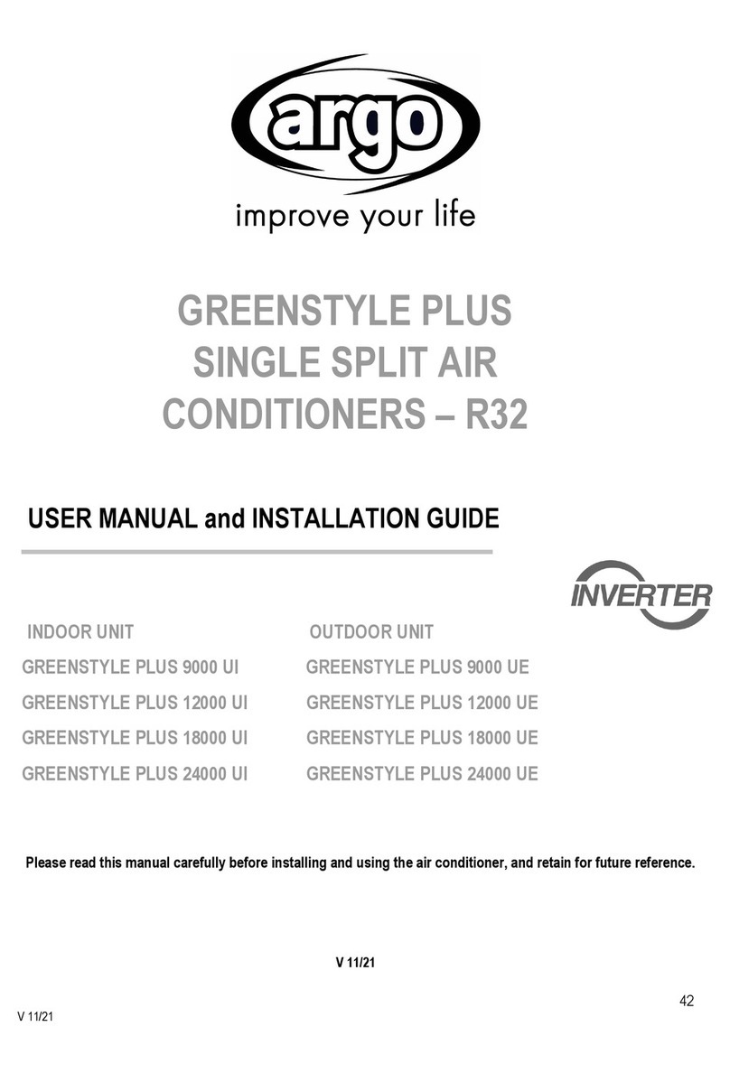 Argo GREENSTYLE PLUS 9000 UI User manual