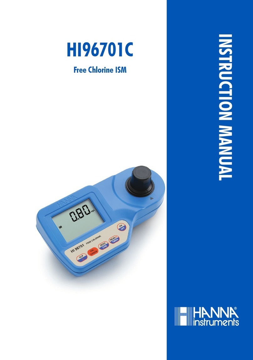 Hanna Instruments HI 96701C User manual